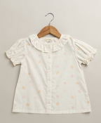 Buttercream Bloom Top & Shorts Co-ord Set – White