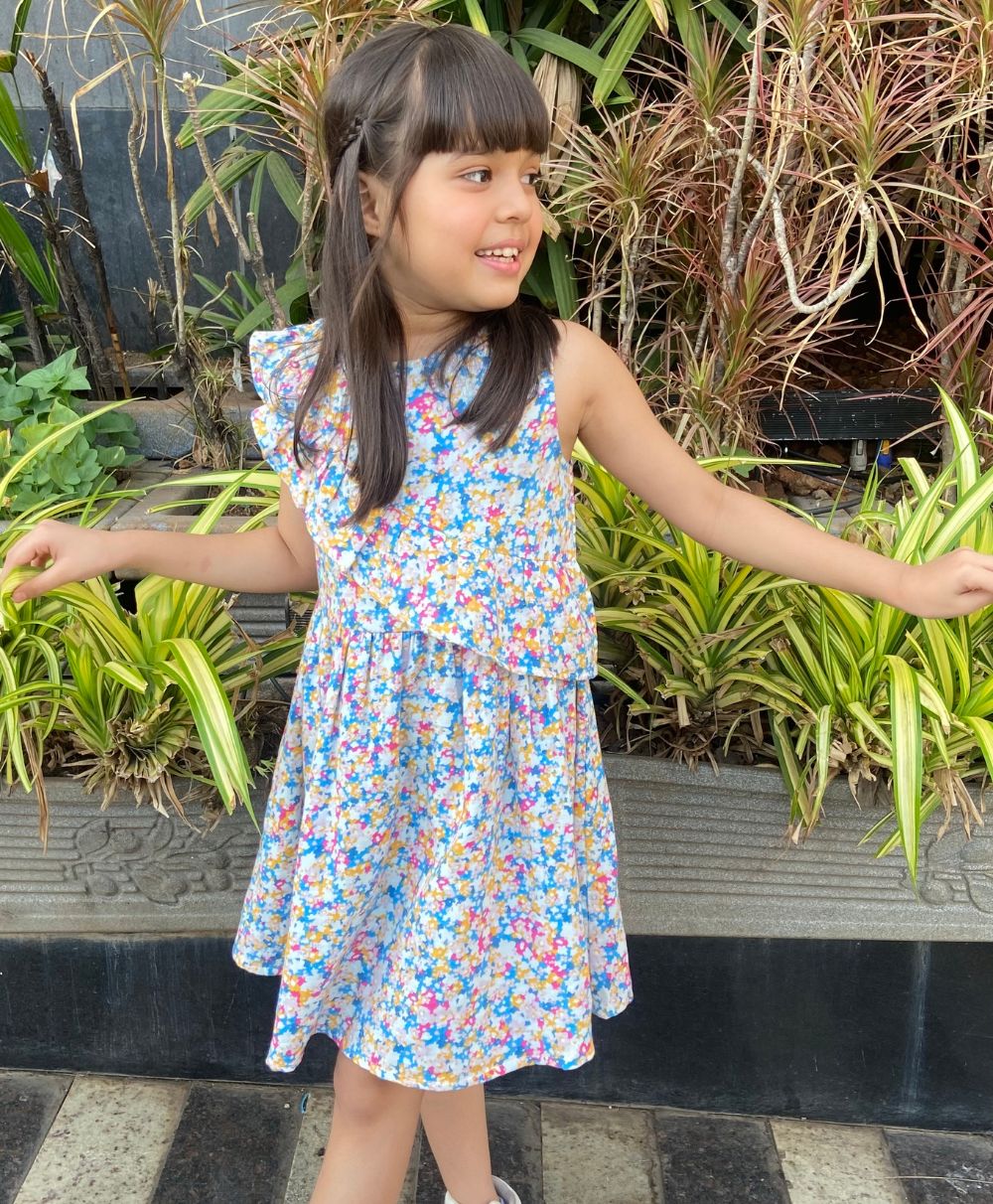Floral Printed Dress - Multicoloured