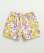 Floral Print Co-ord Set - White & Multicoloured