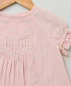 Embroidered Blouse - Peach