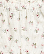 Blossom Whisper Ruffle Co-ord Set - White