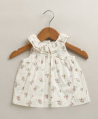 Sweet Meadow Organic Cotton Bloom Set – White