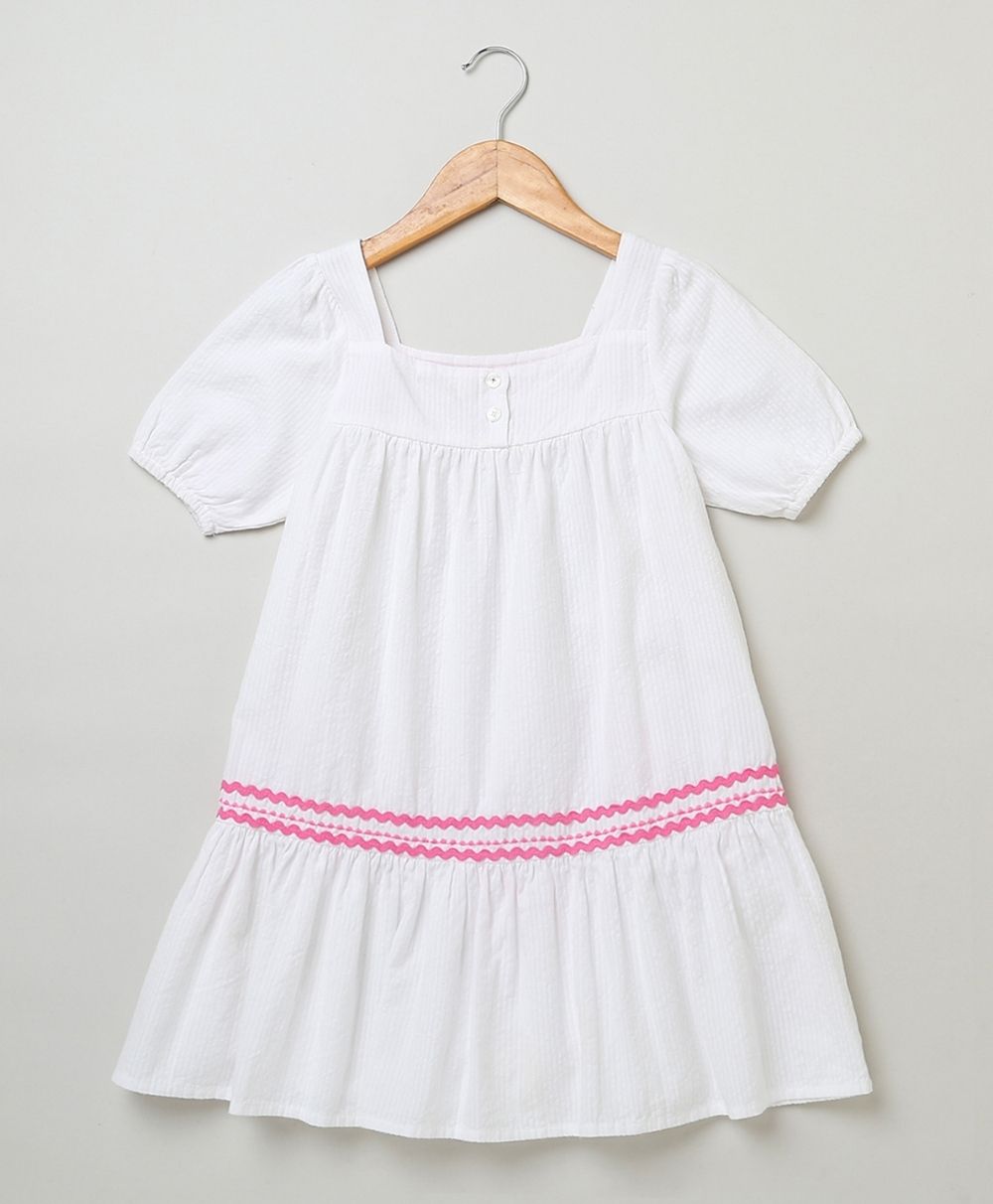 Cotton Dress - White