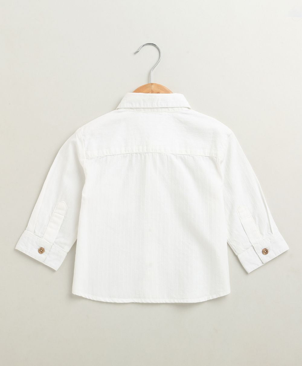 Baby Boys Gentleman Formal Set - White & Beige