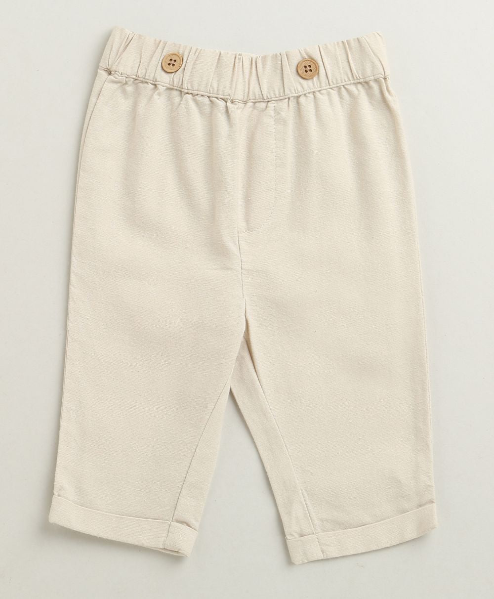 Baby Boys Gentleman Formal Set - White & Beige