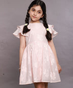 Cotton Party Dress - Baby Pink