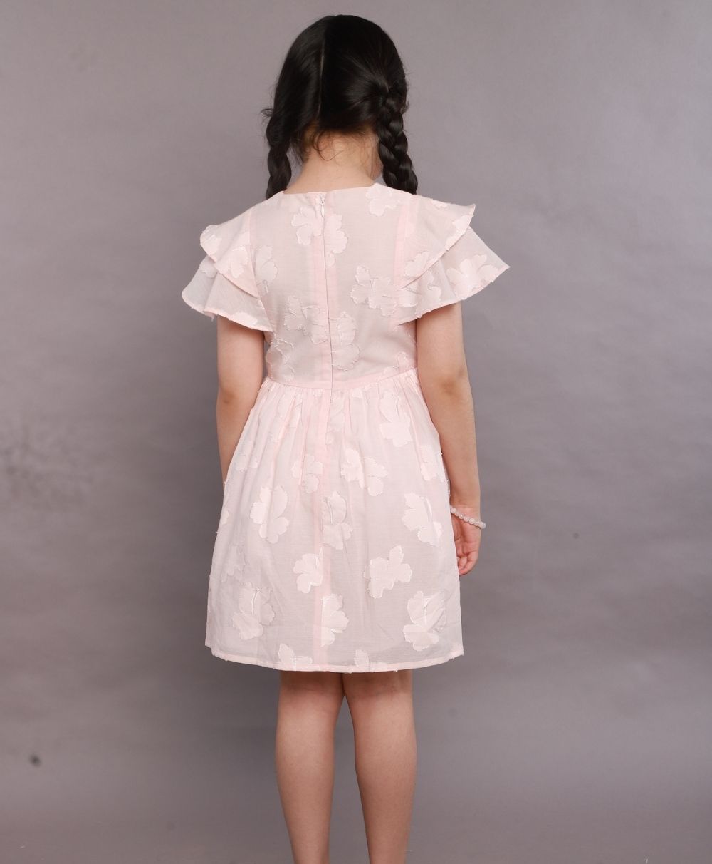 Cotton Party Dress - Baby Pink