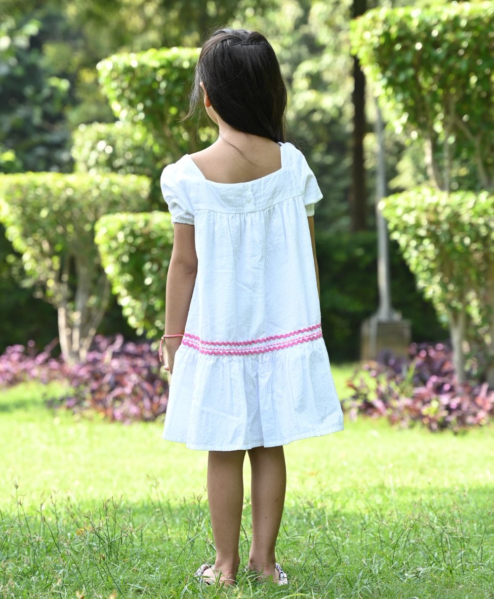 Cotton Dress - White