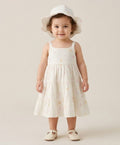 Cloud Petals Sun Hat - White