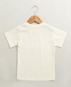 Unisex Best Friends Cotton Jersey  T-shirt -  Off-White