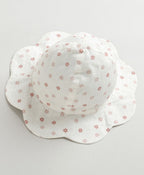 Soft Rose Garden Hat - White