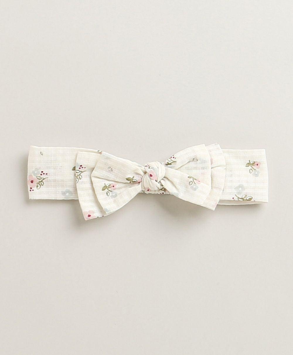 Sweetlme By AS Sweet Blossom Ruffle Organic Cotton Dress & Bloomer Set with Hairband - Off White