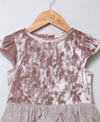 Velvet Party Dress - Light-Lilac