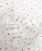 Soft Rose Garden Hat - White