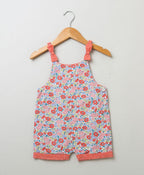 All-over Floral Print Dungaree - Multicoloured