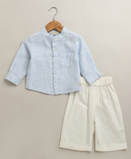 Cloud & Cotton Shore Set - Light Blue & Off-White