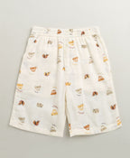 Zoom Safari Cotton Double Cloth Co-ord Set -  Off-White