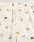 Zoom Safari Cotton Double Cloth Co-ord Set -  Off-White