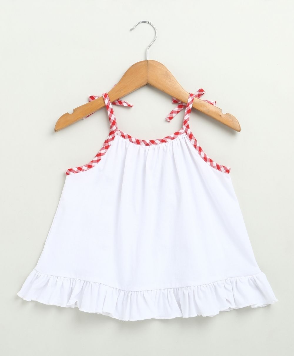 Koala Print Co-ord Set - White & Red