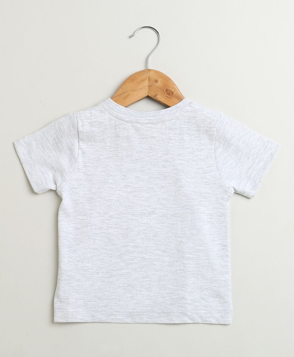 Teddy Bear T-shirt - Light Grey