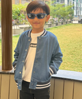 Cotton Denim Jacket - Blue