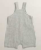 Unisex Little Wanderer Summer Cotton Romper & White T-shirt Set - Grey & White