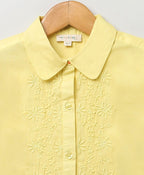 Embroidered Shirt - Yellow