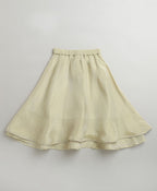 Ivory & Silver Princess Lehenga Set - Golden
