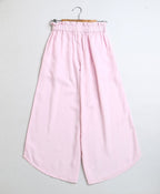 Over Dyed Frill Sleeves Top & Plazzo Pants Co-ord Set - Pink