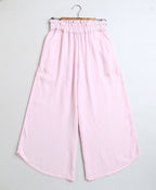 Over Dyed Frill Sleeves Top & Plazzo Pants Co-ord Set - Pink