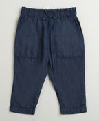 Lucky Heart T-shirt & Denim Explorer Relaxed Jogger Pants Co-ord Set - Blue & Navy