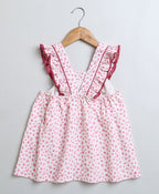 Stylish Floral Print Top And Shorts Coord Set - Pink