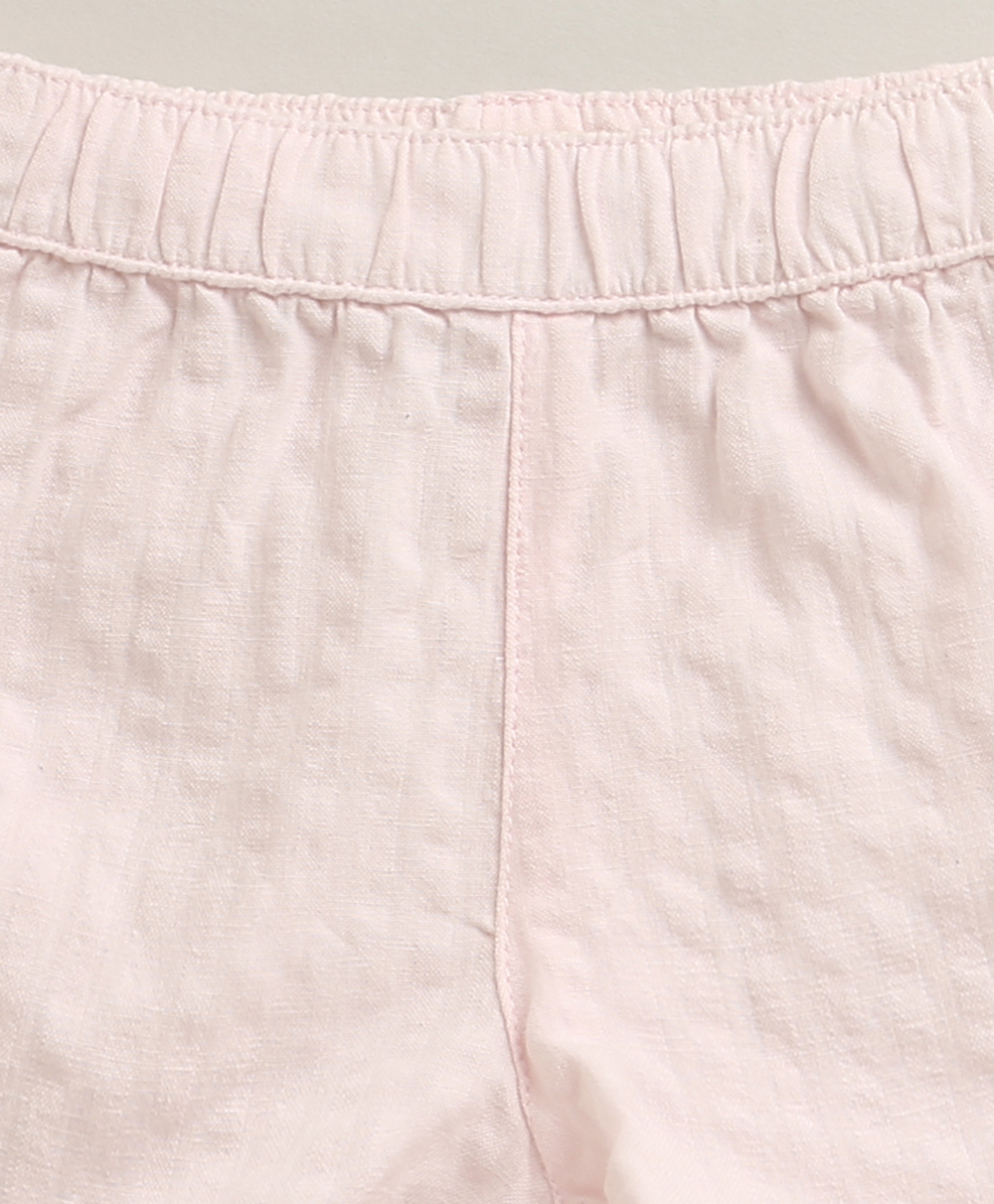 The Sunset Safari Cotton Co-ord Set - White & Pink