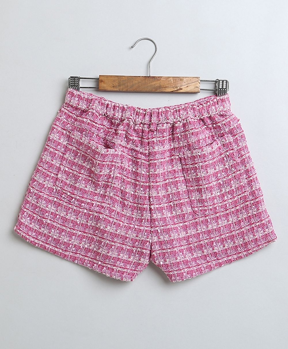 Stylish Floral Print Top And Shorts Coord Set - Pink