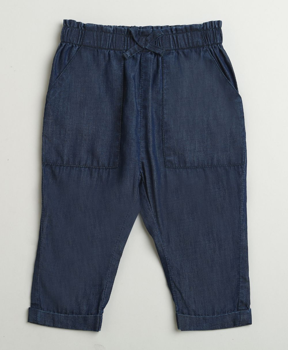 Denim Explorer Relaxed Jogger Pants - Navy
