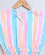 Striped Cotton Kaftan - Multicoloured