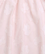 Jacquard A-Line Cotton Dress - Rose Pink