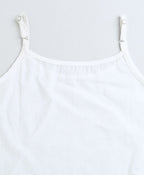 Baseball Collar Cotton Schiffly Jacket with an Inner Slip - White