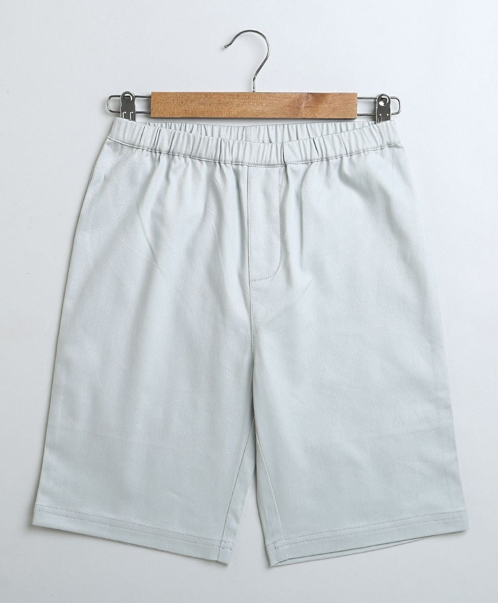Cotton Twill Shorts - Grey