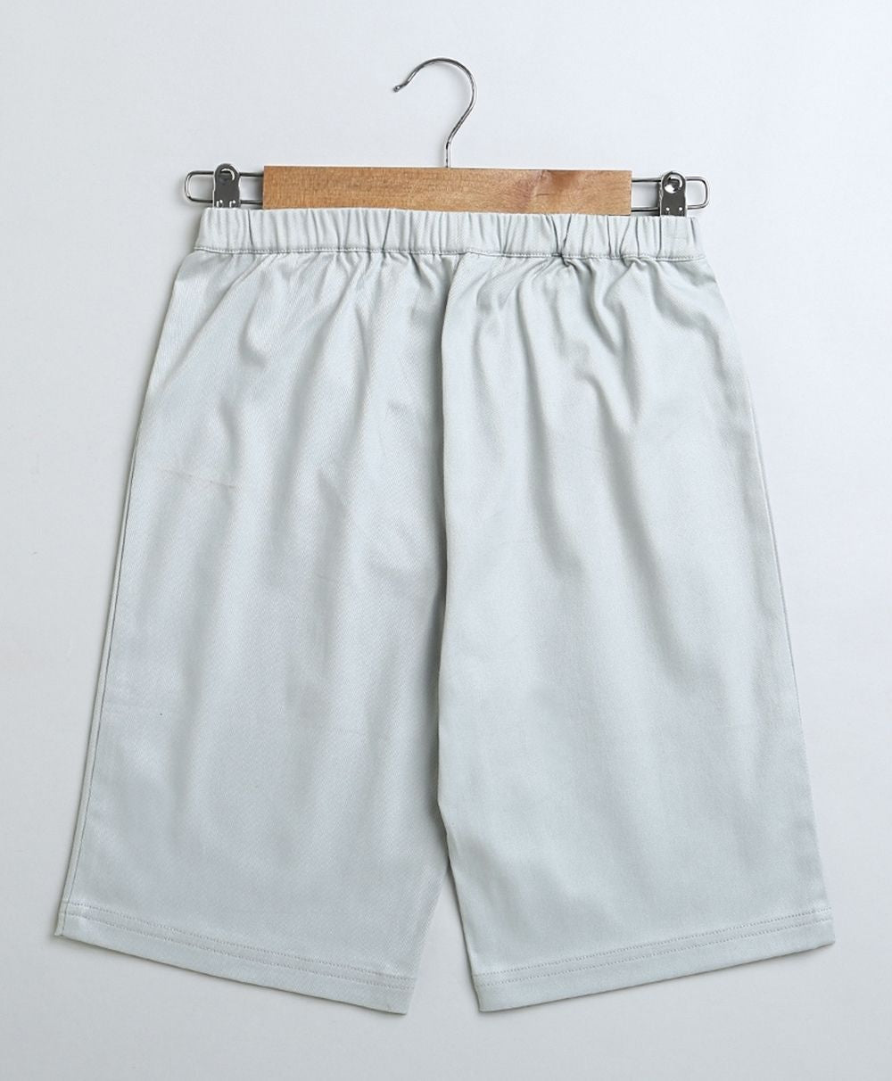 Cotton Twill Shorts - Grey