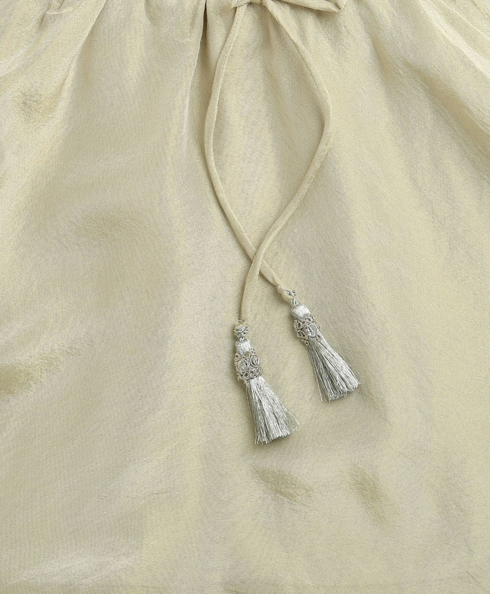 Ivory & Silver Princess Lehenga Set - Golden