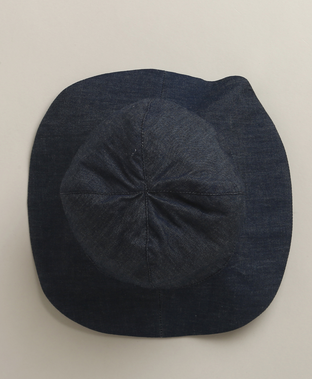 Unisex Essential Soft Tencel Denim Bucket Hat - Navy blue