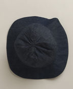 Unisex Essential Soft Tencel Denim Bucket Hat - Navy blue