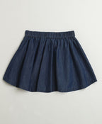 Classic Denim Skirt - Navy