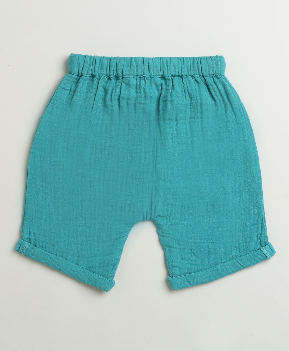 Teddy Bear Co-ord Set - Grey & Blue