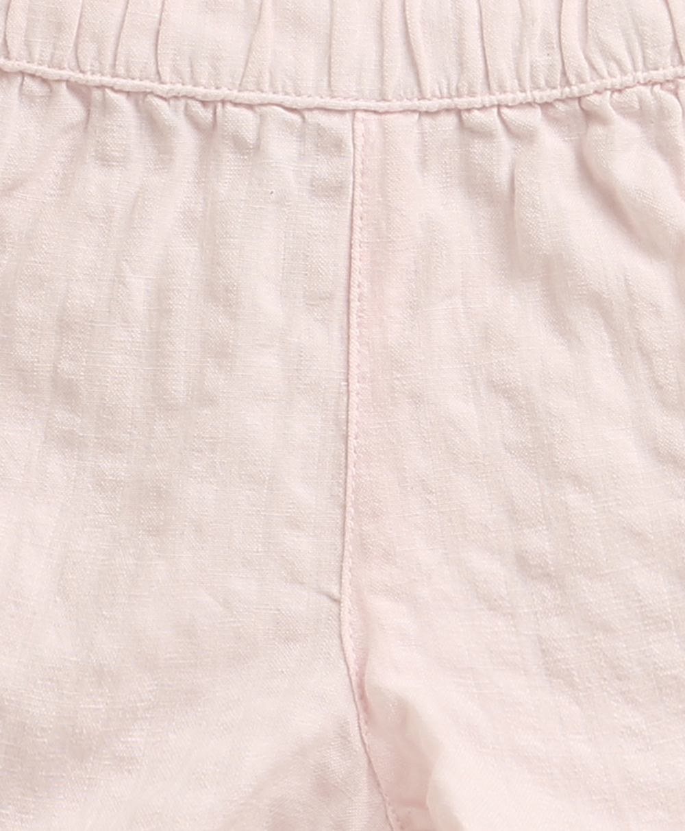 The Sunset Safari Cotton Co-ord Set - White & Pink