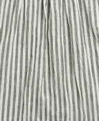 Unisex Little Wanderer Summer Cotton Romper & White T-shirt Set - Grey & White