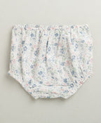 Blossom Breeze Organic Cotton Co-ord Set with A Hat - White