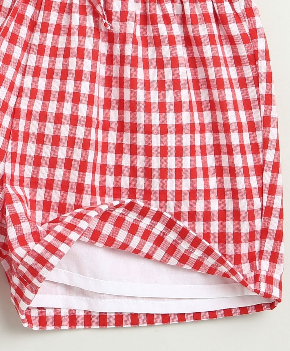 Koala Print Co-ord Set - White & Red