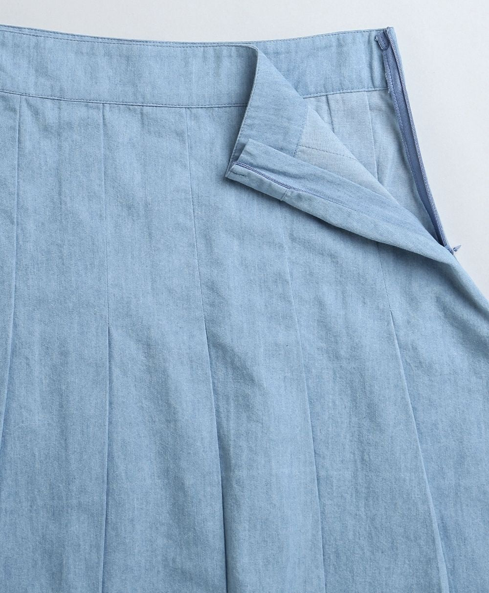 Denim Waistcoat & Skirt Co-ord Set- Blue
